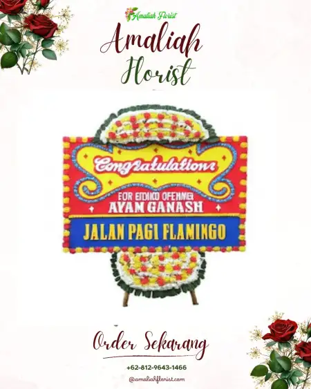 Sewa Papan Bunga Tayem